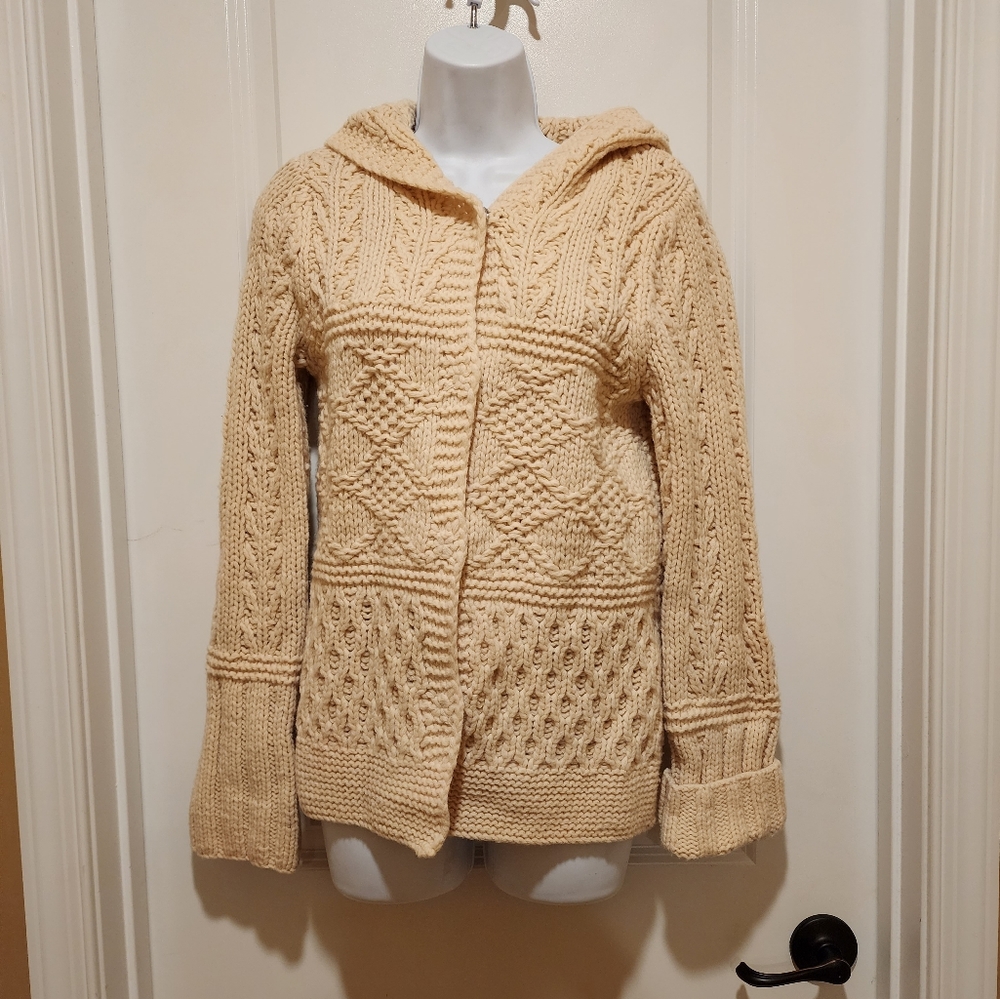 Vintage American Eagle Wool Hooded Sweater